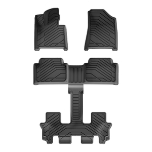 Hot Sell TPE 3D Car Mat Waterproof Non-slip Fuel 6/7 Seats Car Floor Mat For Hyundai Santa Fe 2024