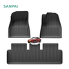 TPE Car Mat Waterproof Car Floor Mat For Tesla MODEL 3 2019-2024 RHD