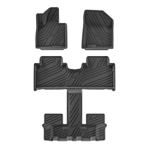 Waterproof Non-slip Car Mat TPE 3D Car Floor Mat For Hyundai Santa Fe 2021-2023 Fuel